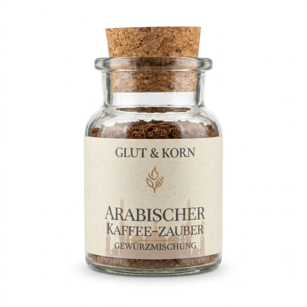 Ohne Hintergrund, Arabischer Kaffee-Zauber Gewürzmischung für Kaffee, Ritualkakao, kakao, Tee und warme Speisen, Ritualmanufaktur Glut & Korn