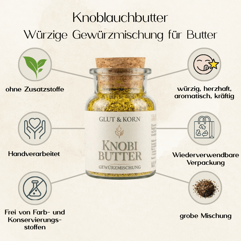 Vorteile von Knoblauchbutter Gewürzmischung für herzhafte Butterkreationen - Ritualmanufaktur.de