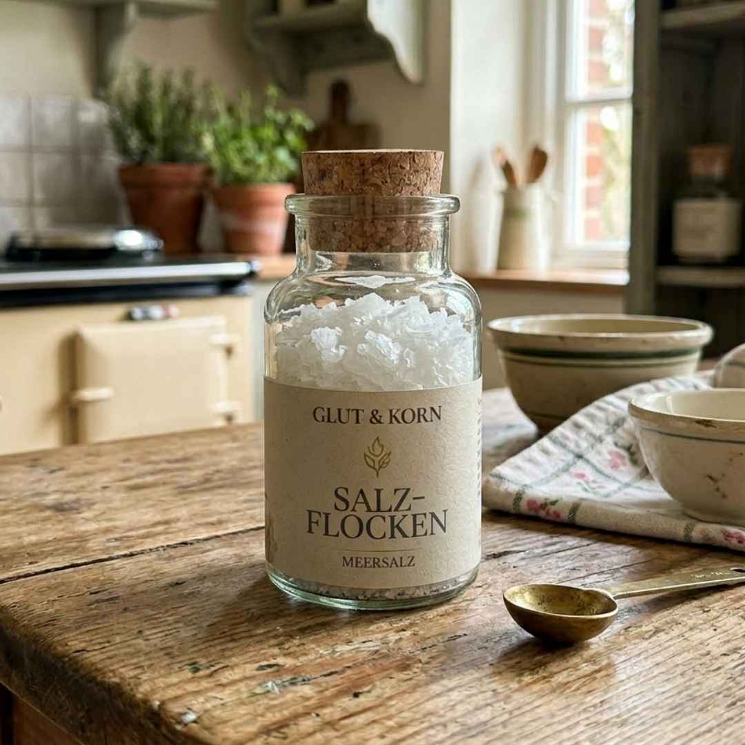 Salzflocken aus naturbelassenem Meersalz als Finish für Speisen 200g - Ritualmanufaktur.de